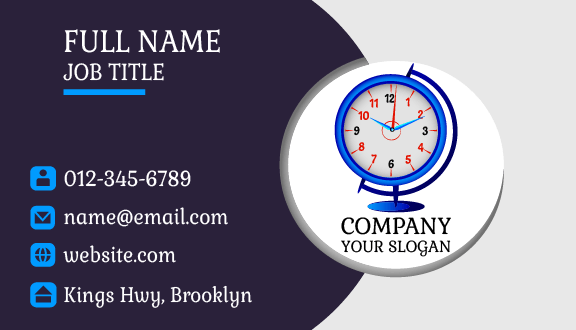 Alarm Clock Business Card