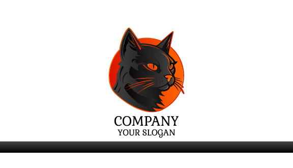 Angry Cat Business Card