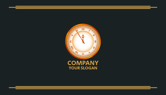 Antique Clock Business Card