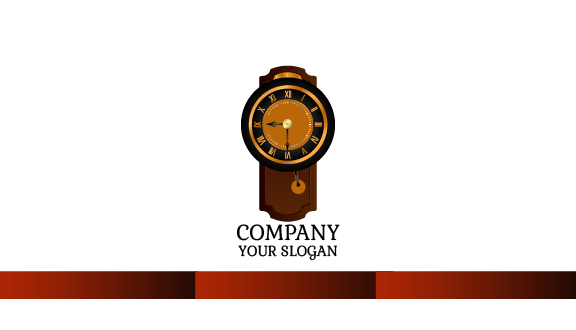 Antique Wall Clock Business Card