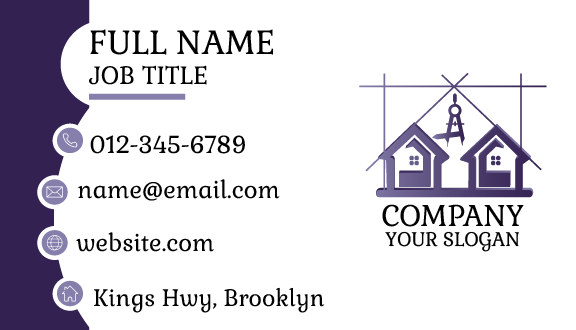 Architect House Property Business Card