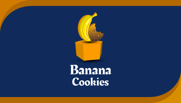 Banana Choco Cookies Business Card