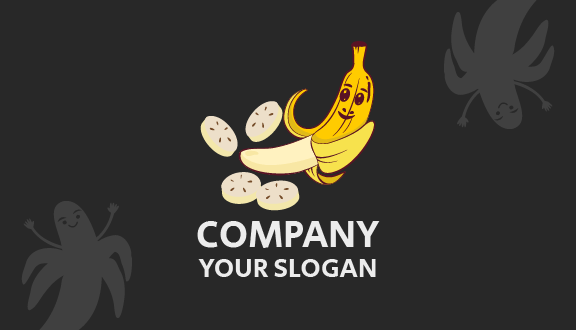 Banana Mascot Business Card
