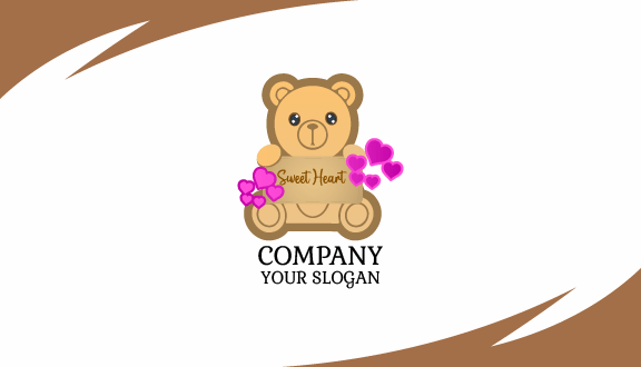Bear Stuffed Toy Business Card