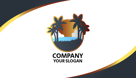 Beautiful Scenery Summer Business Card