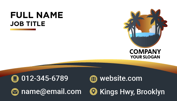 Beautiful Scenery Summer Business Card