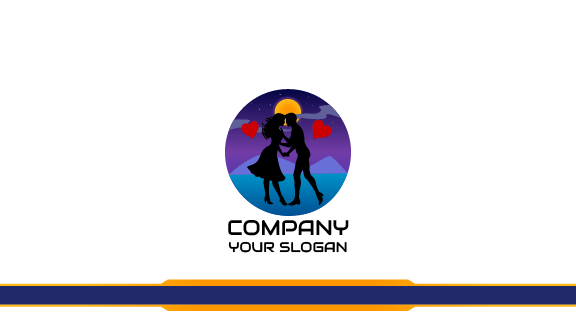 Black Couple Dating Business Card