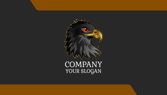 Black Eagle Bird Business Card