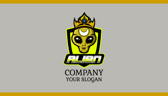 Black Eyes Alienware Business Card