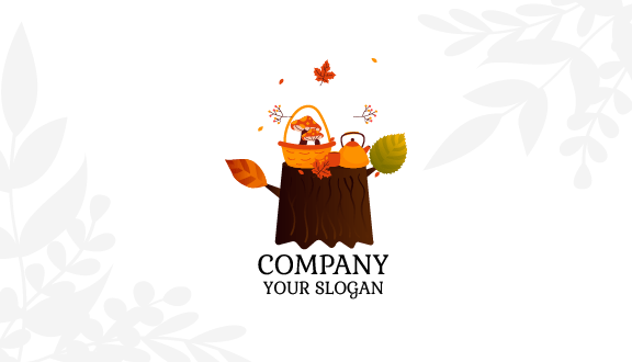 Blossoming Autumn Business Card
