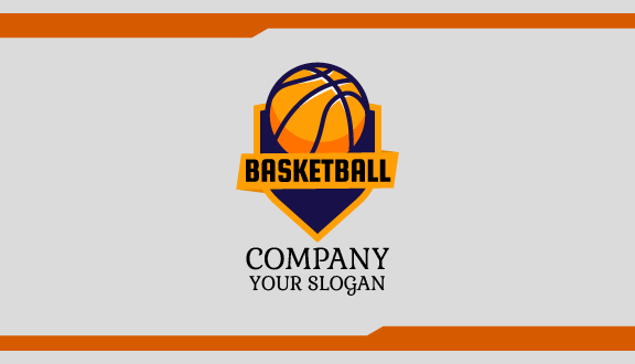 Blue Lining Basketball Business Card