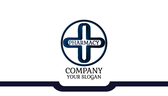 Blue Medical Pharmacy Business Card