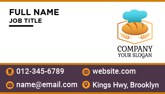 Blue Toque Bakery Business Card