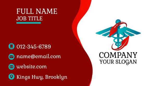 Blue Wings Pharmacy Business Card