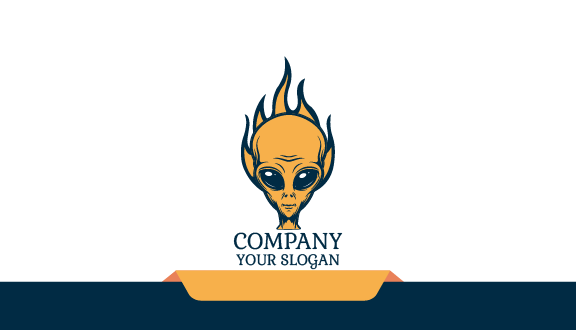 Bold Eyes Alienware Business Card