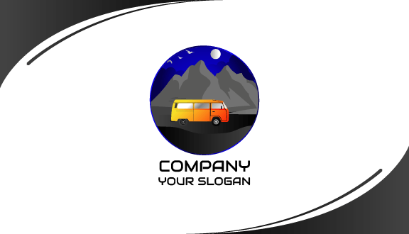 Bright Adventure Bus Business Card