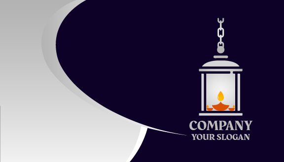 Bright Flame Candle Business Card