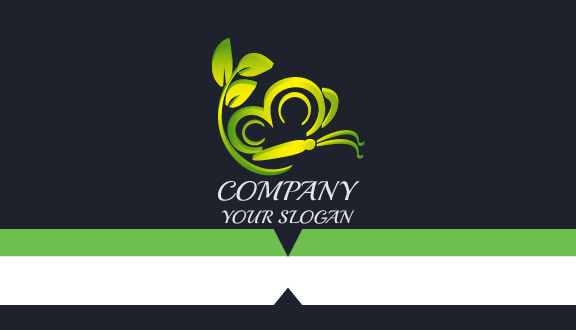 Bright Glow Butterfly Business Card