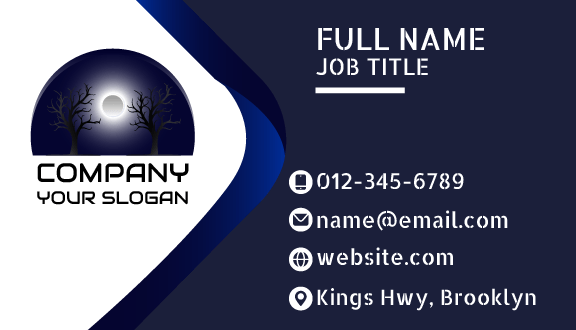 Bright Moonbeam Business Card