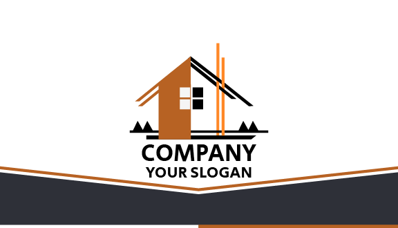 Brown Paint House Architect Logo