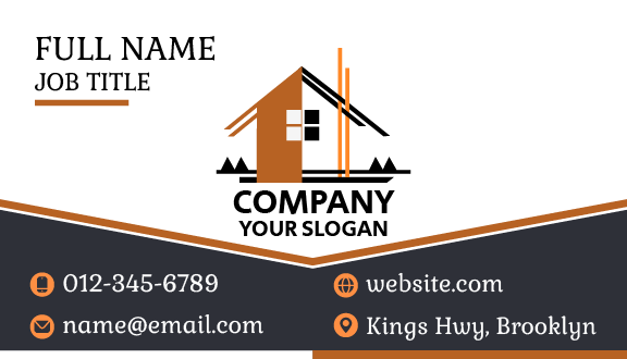 Brown Paint House Architect Logo