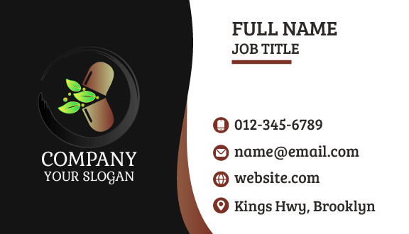 Brown Pharmacy Business Card