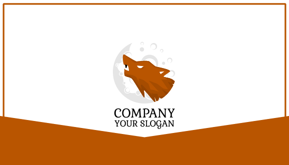 Brown Wolf Business Card