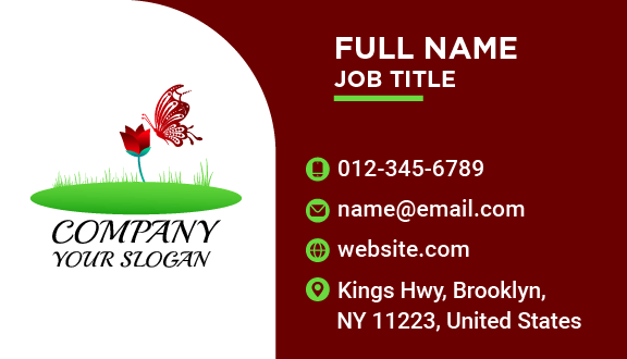 Butterfly Feeding Business Card