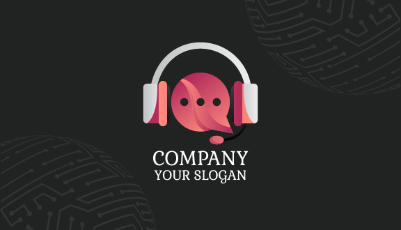 Call Center Communication Business Card