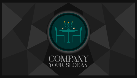 Candlelight Dinner Business Card