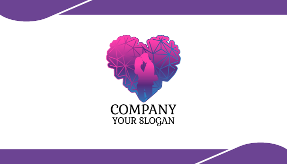 Caring Heart Dating Business Card