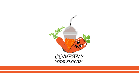Carrot Juice Business Card