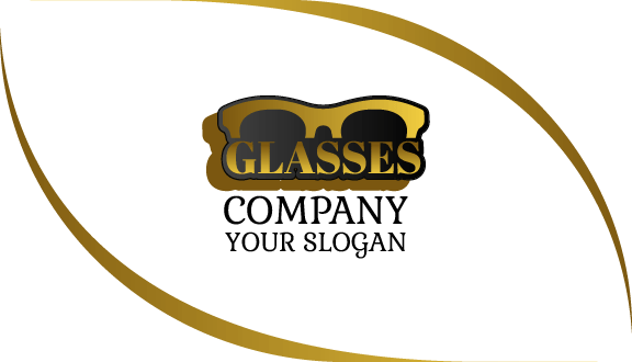 Cartoonish Glasses Business Card