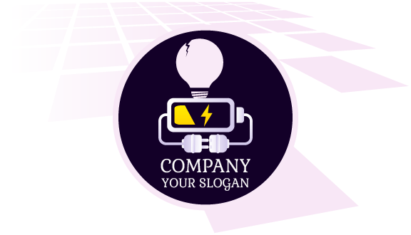 Charging Cable Electrician Business Card