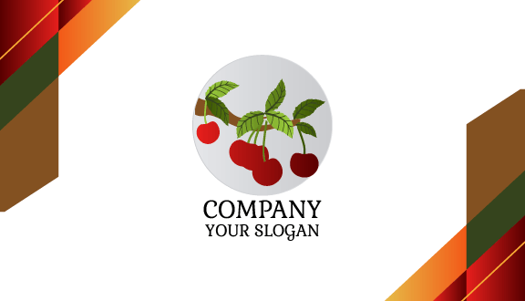 Cherry Fruit Bundle Business Card