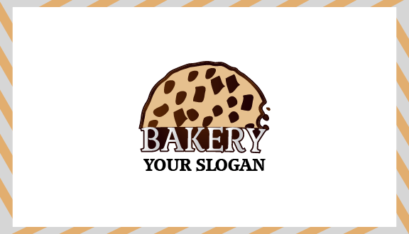 Chocolate Chip Cookie Bakery Business Card