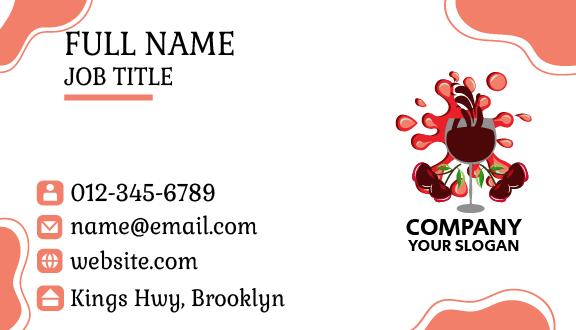 Chocolate Juice Business Card