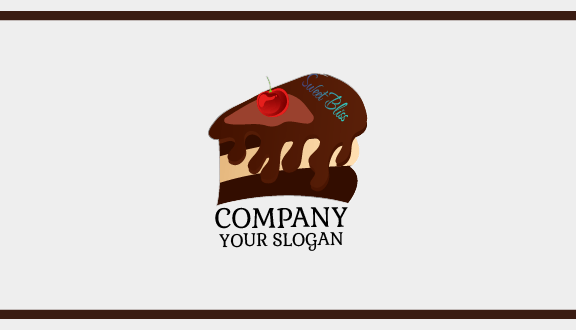 Chocolate Melting Pastry Bakery Business Card