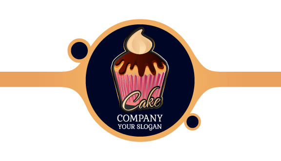 Chocolate Muffin Cake Business Card