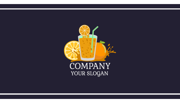 Citrus Fruit Juice Business Card
