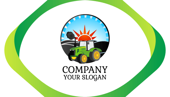 Classic Agriculture Scene Business Card