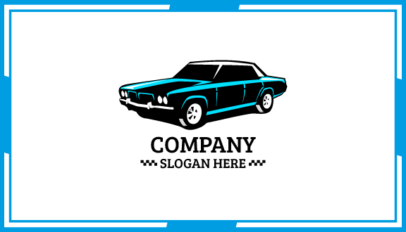 Classic Style Car Business Card