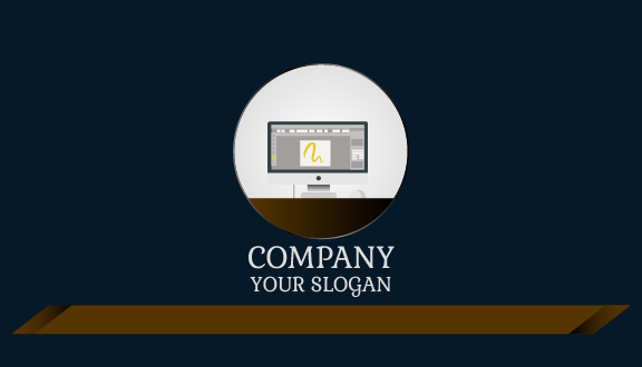 Clipart Computer Business Card