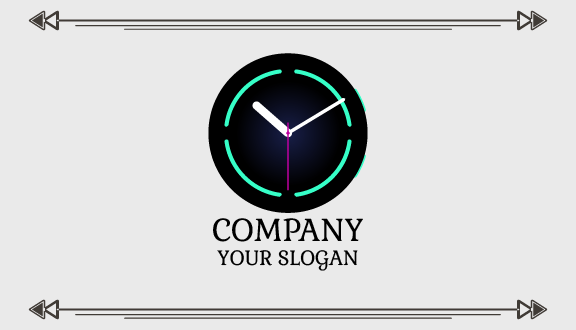 Clock Collection Shop Business Card