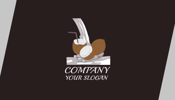 Coconut Juice Business Card