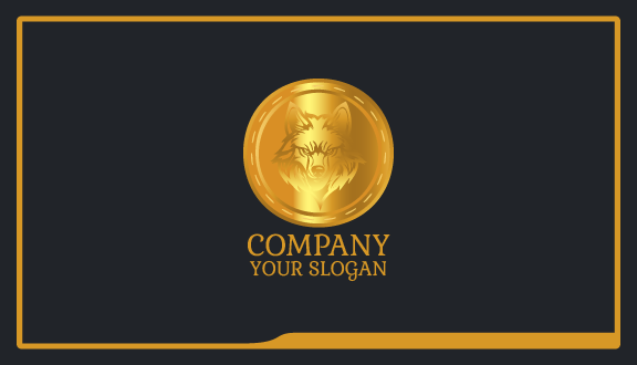 Coin Wolf Business Card