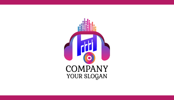 Colorful Rhythm DJ Business Card
