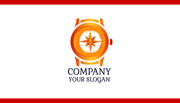 Compass Watch Business Card