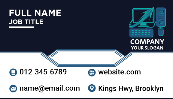 Computer Peripherals Business Card