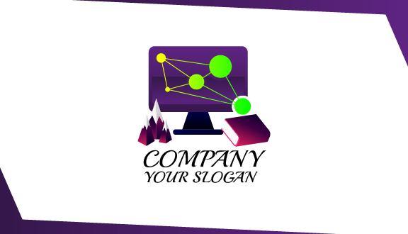 Computer Science Book Business Card